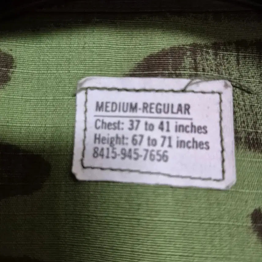 [BUNJANG] ERDL Jungle Fatigue M-R (Medium Regular) - Like New / ERDL 정글퍼티그 M-R 거의새것