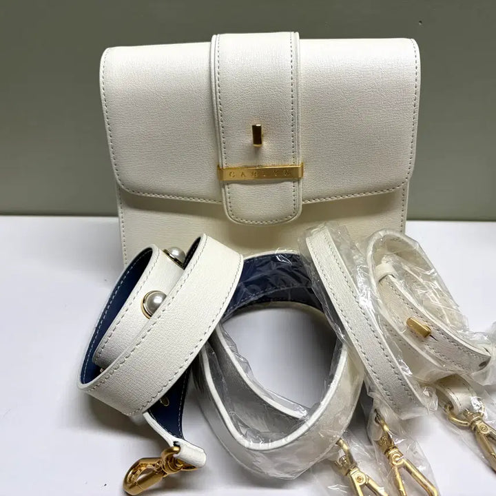 [BUNJANG] Carlyn Handbag &amp; Wallet Set with 3 Straps / [새상품] 칼린핸드백&amp;지갑세트(스트랩 3종 포함)
