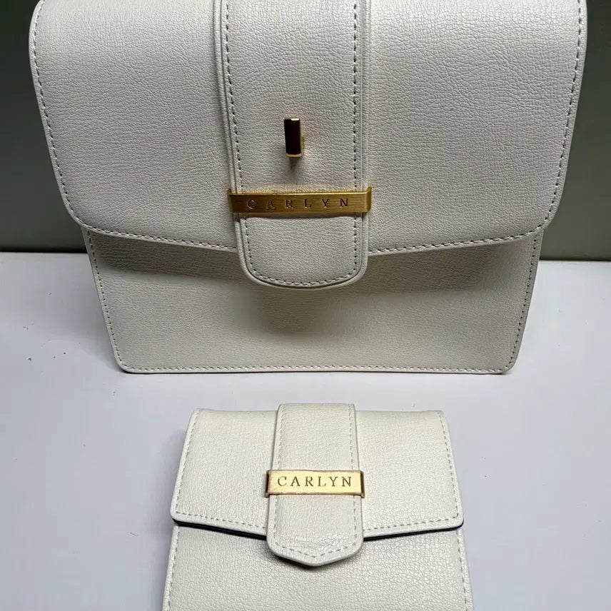 [BUNJANG] Carlyn Handbag &amp; Wallet Set with 3 Straps / [새상품] 칼린핸드백&amp;지갑세트(스트랩 3종 포함)