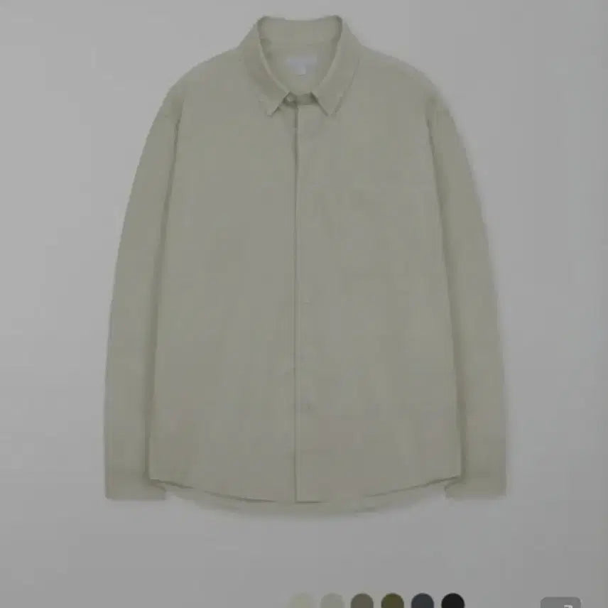 [BUNJANG] THEY Essential Poplin Shirt Mint Grey M / THEY 에센셜 포플린셔츠 M사이즈 민트그레이