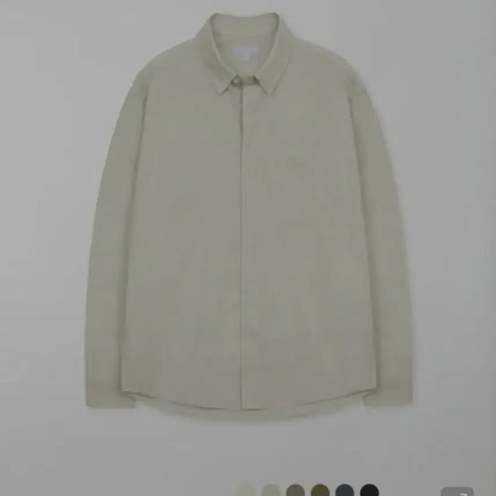 [BUNJANG] THEY Essential Poplin Shirt Mint Grey M / THEY 에센셜 포플린셔츠 M사이즈 민트그레이