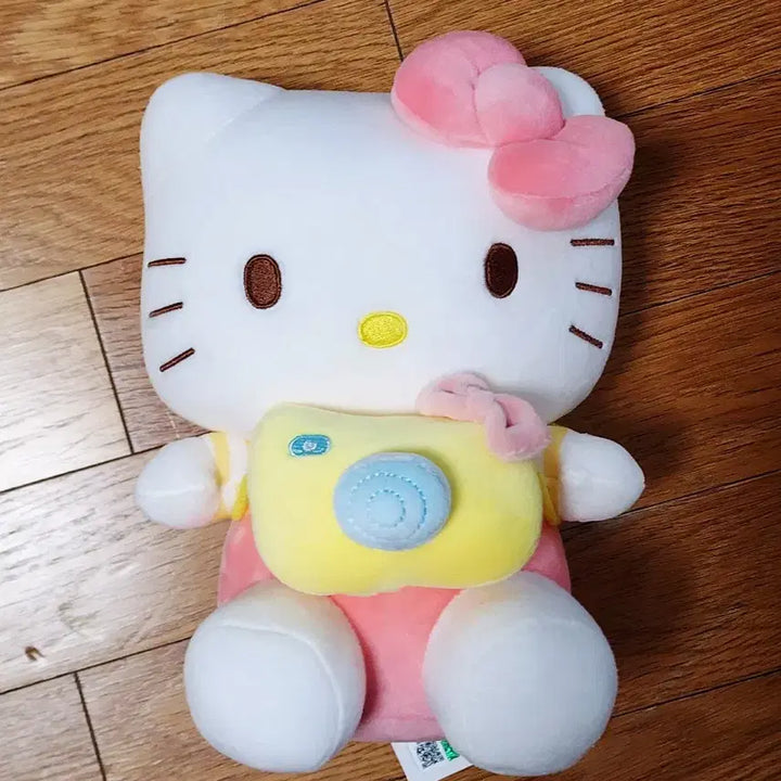 [BUNJANG] Sanrio Hello Kitty Medium Doll 22cm / 새상품)카메라 헬로키티 중형 인형 22cm_귀여운 산리오 키티 누이 굿즈