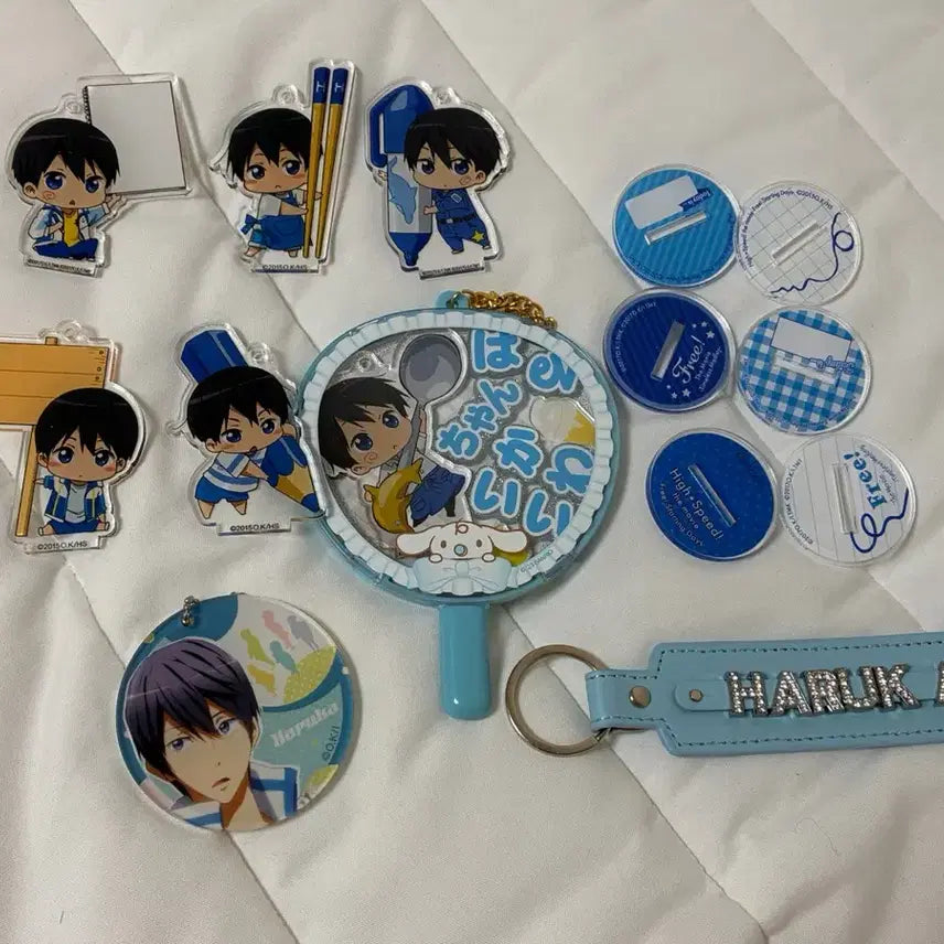 [BUNJANG] Nanase Haruka Mini Acrylic Stand Bundle Set / Free 프리 나나세 하루카 미니 아크릴 스탠드 일괄 굿즈