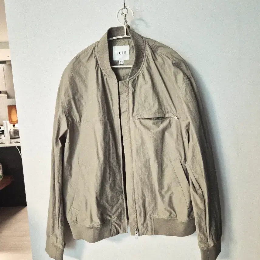 [BUNJANG] Tate Blouson Jumper Beige / 테이트(TATE) 블루종 점퍼