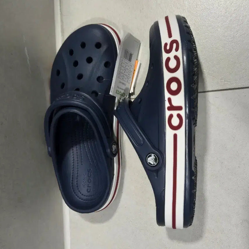 [BUNJANG] Crocs Baya Band Clogs Navy 260mm / 크록스 260 네이비 바야밴드 클로그