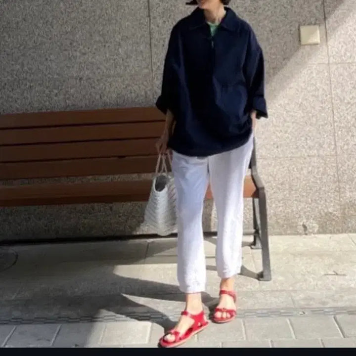 [BUNJANG] Quatre Saisons Quatre Vintage Training Pants / 콰트르세종 콰트르 빈티지 트레이닝 팬츠