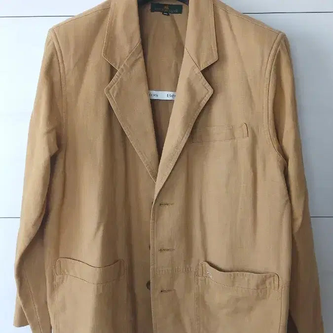 [BUNJANG] Verdeross Brown Linen Jacket Size 110 / 벤크로스 브라운 린넨 자켓 110사이즈