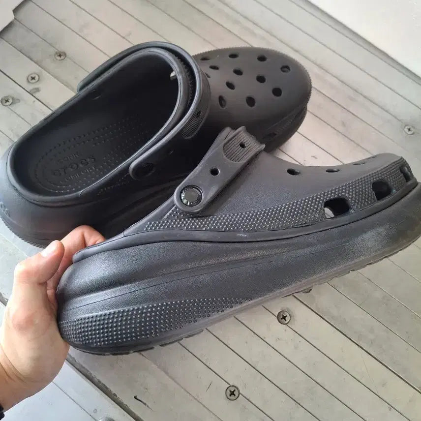 [BUNJANG] Crocs Crush Clog Black / 크록스 크러쉬 클로스 280