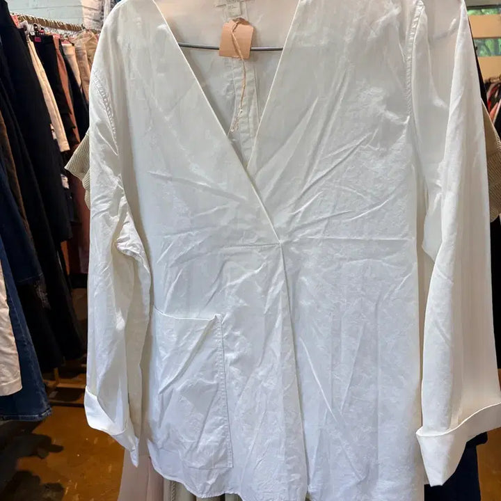 [BUNJANG] COS White Shirt Blouse / COS 코스 화이트 셔츠 블라우스