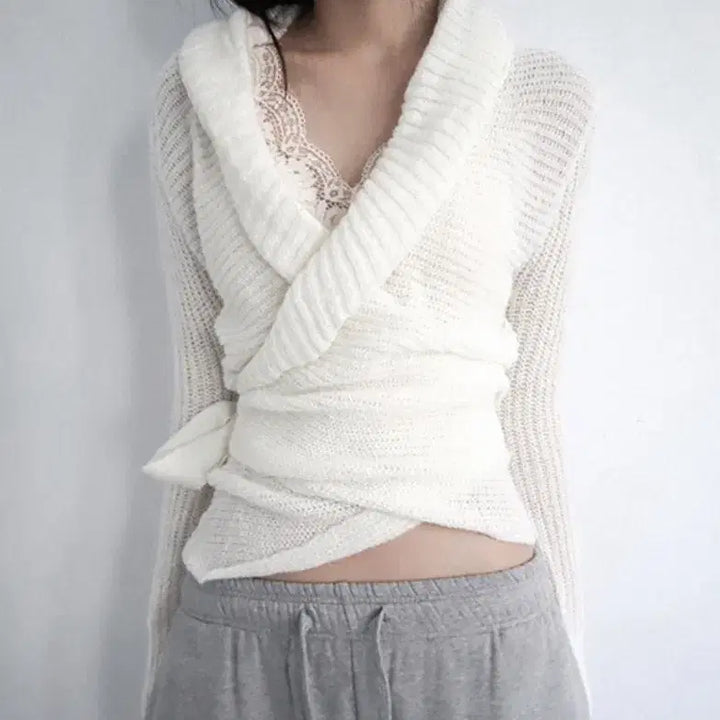[BUNJANG] Clata Bolero Knit Cardigan and Camisole Set / (새상품) 클라따 볼레로 니트 가디건 나시 세트