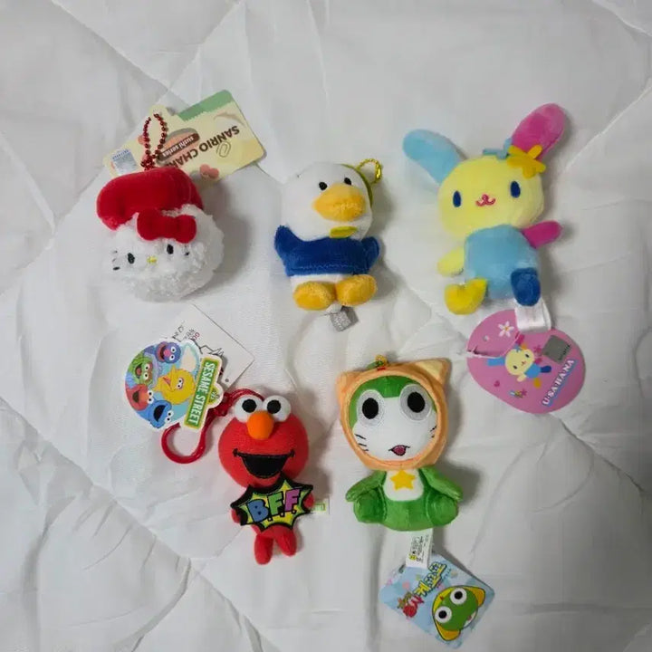 [BUNJANG] Bundle Sesame Keroro Ichiruno Keychain &amp; Hello Kitty Sanrio / 일괄 세서미 케로로 인형 아히루노 키링 핼로키티 산리오 열쇠고리 캐릭터