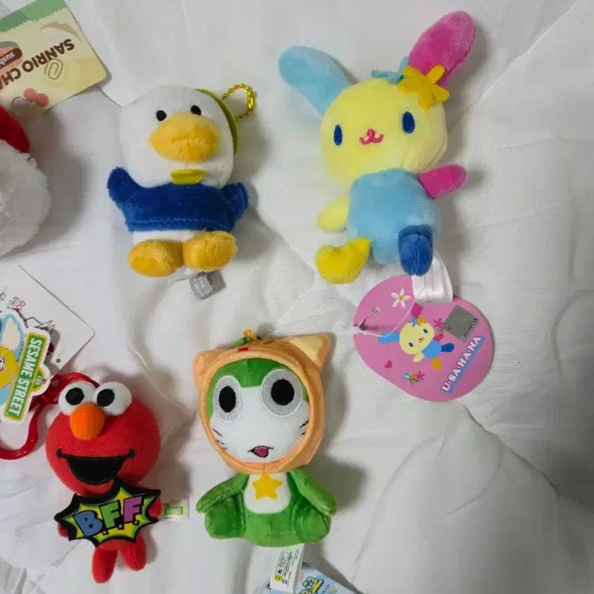 [BUNJANG] Bundle Sesame Keroro Ichiruno Keychain &amp; Hello Kitty Sanrio / 일괄 세서미 케로로 인형 아히루노 키링 핼로키티 산리오 열쇠고리 캐릭터