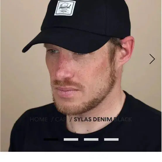 [BUNJANG] Herschel Sylas Classic Black Velvet Denim Baseball Cap / 새상품) Herschel 허쉘 사일러스 클래식 블랙 벨벳 데님 볼캡 허쉘