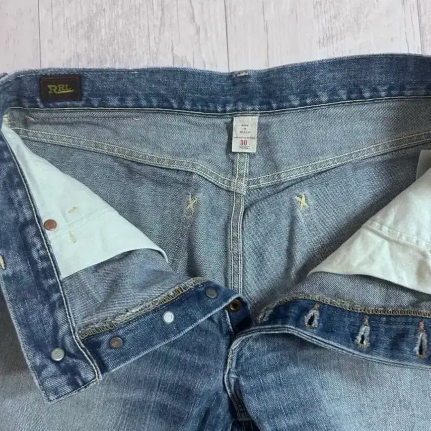 [BUNJANG] RRL Vintage Five Pocket Denim Shorts 30 / RRL 빈티지 파이브 포켓 데님 쇼츠 반바지 30