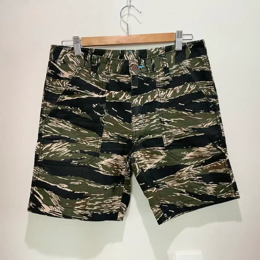 [BUNJANG] ZERO Tiger Camo Short Pants / 제로 타이거카모 숏팬츠