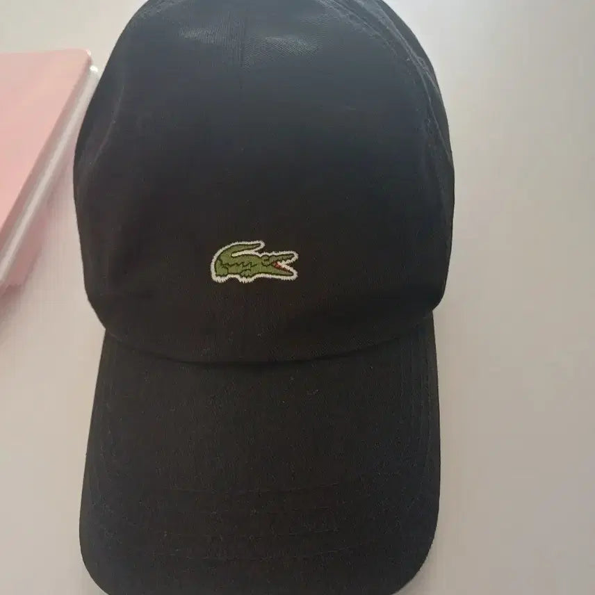 [SOLD OUT] 라코스테 면 트윌 베이직 볼캡,모자 RK209E 블랙