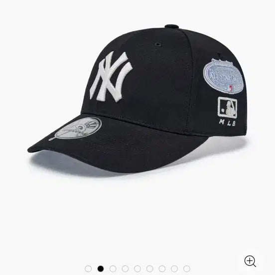 [BUNJANG] MLB Signature All Over Patch Structured Ball Cap / MLB 시그니처 올오버 패치 스트럭쳐 볼캡