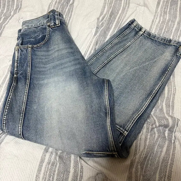 [BUNJANG] 9999Archive Technical Curved Denim Pants / (1) 9999아카이브 테크니컬 커브드 데님 팬츠