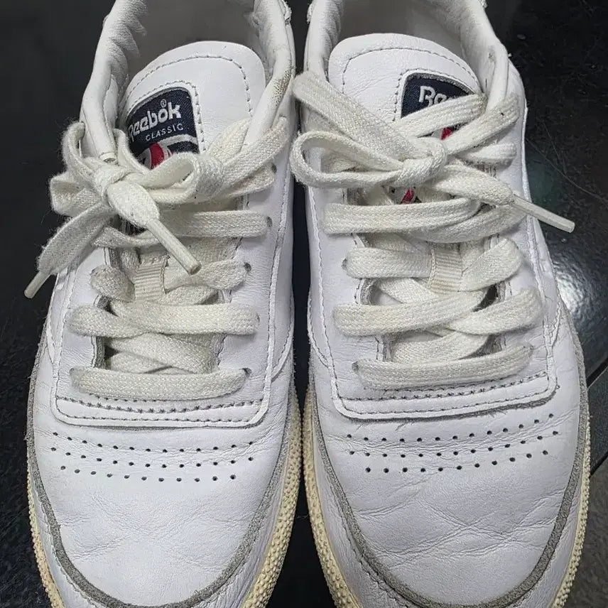 [BUNJANG] Reebok Club C85 White Chalk Sneakers / [230] 리복 클럽C85 화이트 초크