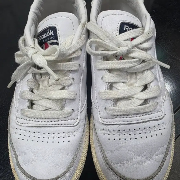 [BUNJANG] Reebok Club C85 White Chalk Sneakers / [230] 리복 클럽C85 화이트 초크