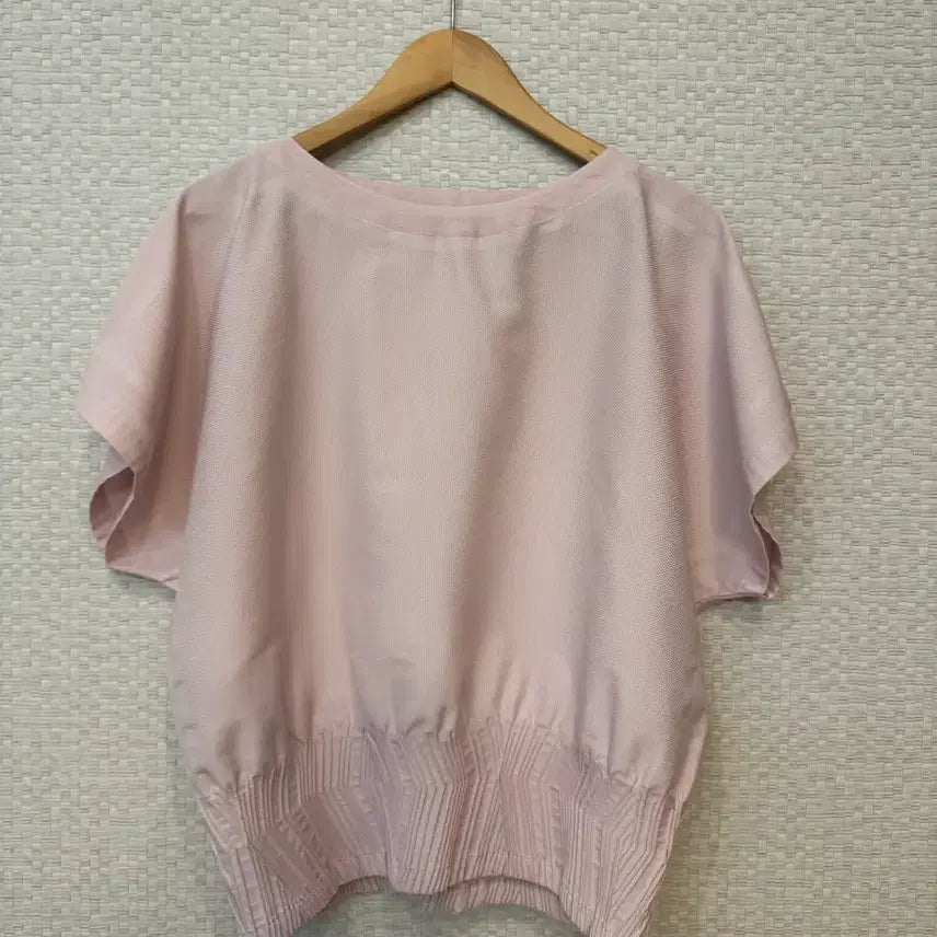 [BUNJANG] Issey Miyake A-POC Able Short Sleeve Top Light Pink / 이세이미야케 에이폭 에이블 반팔탑 라이트 핑크