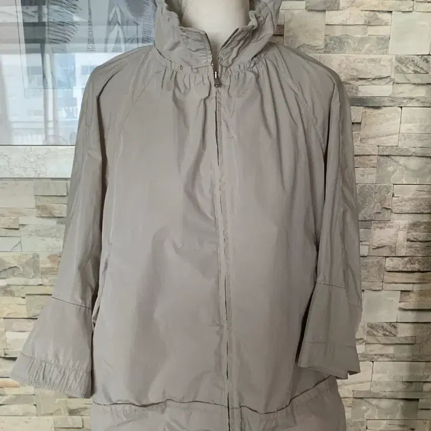 [BUNJANG] TIME Double-Tone Zip-Up Windbreaker Jumper Jacket / 한섬TIME타임 집업 바람막이 점퍼자켓
