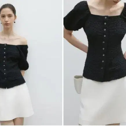 [BUNJANG] Sie Adina Square Puff Blouse (New with Tags) / sie 시에 아디나 스퀘어 퍼프 블라우스(택있는 새상품)