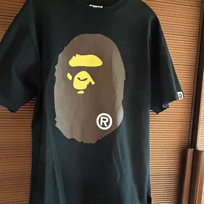 [BUNJANG] BAPE Big Logo Short Sleeve T-Shirt Black / 베이프 빅 로고 반팔 티셔츠 블랙
