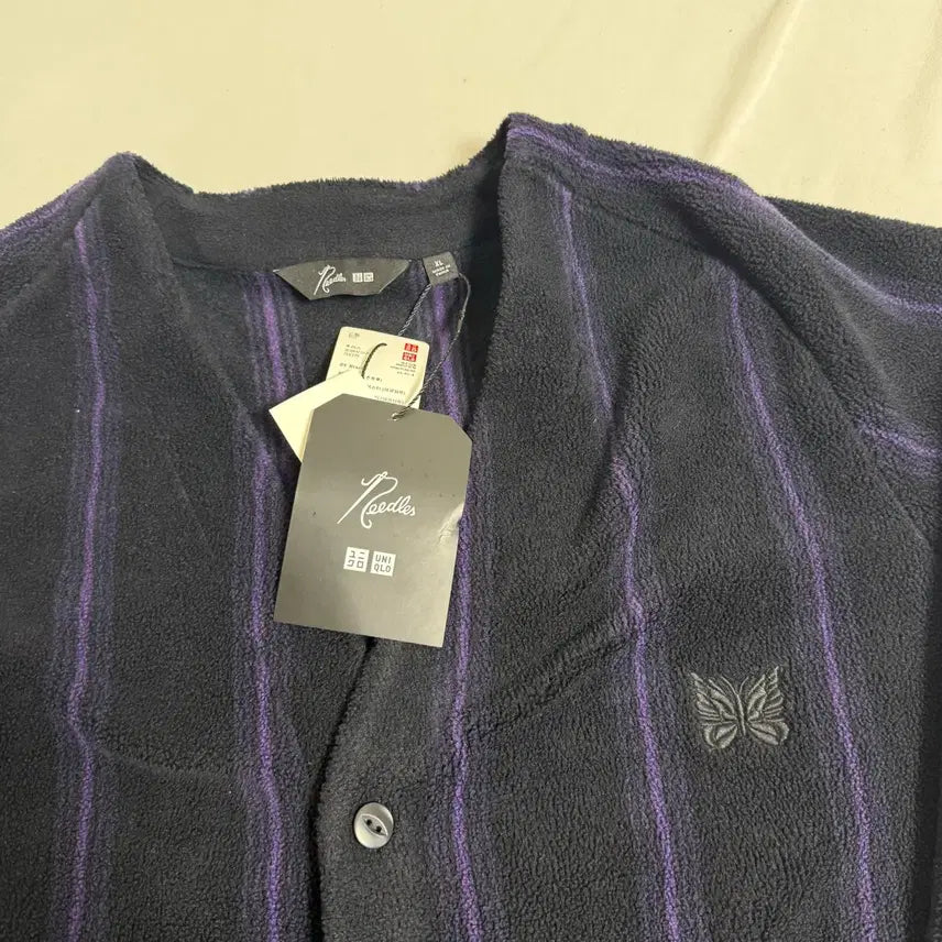 [BUNJANG] Uniqlo x Needles Fleece Cardigan XL / (국내새상품)유니클로x니들스 후리스가디건(xl)