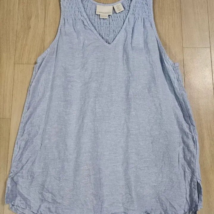 [BUNJANG] Cynthia Rowley 100% Linen Sleeveless Top M / 신시아 로리 린넨100% 민소매 상의 M