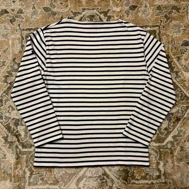 [BUNJANG] Saint James GUILDO Ecru/Marine Striped Long Sleeve T-Shirt / [세인트제임스] 길도 에크루/마린 (크림 바탕/네이비 배색)