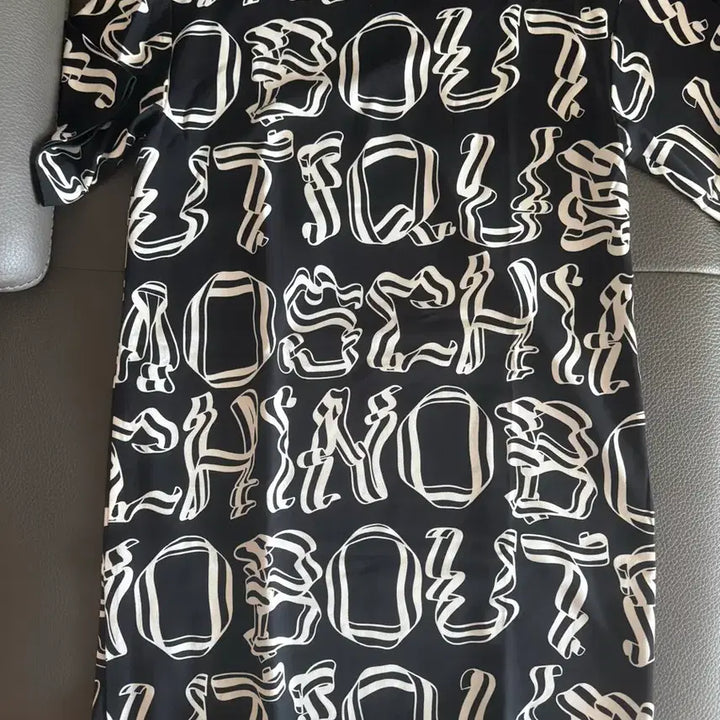 [BUNJANG] Moschino Ribbon Pattern Midi Dress / 모스키노 원피스