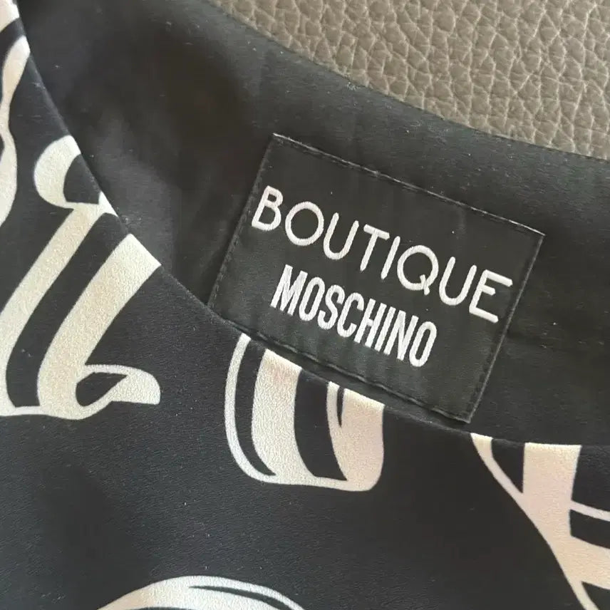 [BUNJANG] Moschino Ribbon Pattern Midi Dress / 모스키노 원피스
