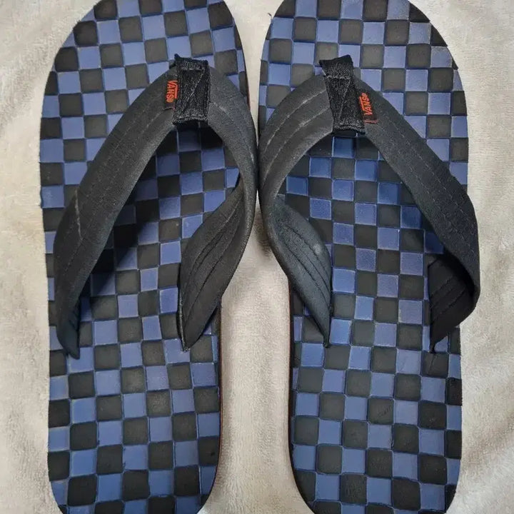 [BUNJANG] Vans Checkerboard Slides / 반스 체커보드 쪼리 슬리퍼