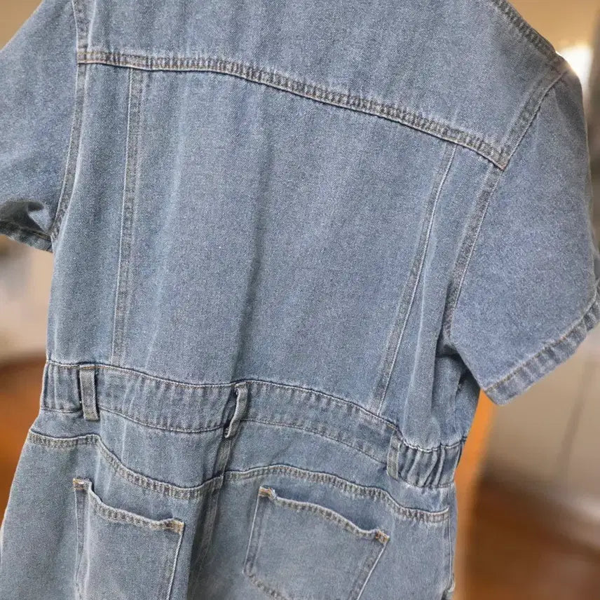 [BUNJANG] DAZY Denim Short Sleeve Dress / DAZY 데님 반팔 원피스