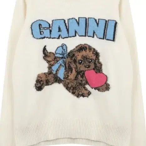 [BUNJANG] GANNI Puppy Knit Sweater / GANNI 가니 퍼피 니트