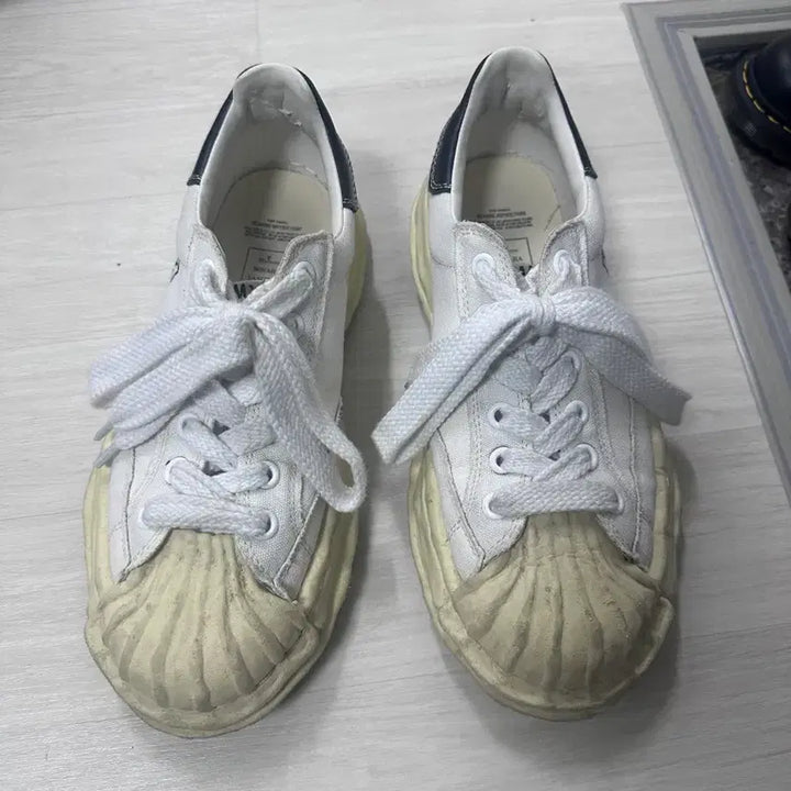 [BUNJANG] Maison Mihara Yasuhiro Blaky VL OG Sole Canvas Low Sneakers / 메종 미하라 야스히로 블레이키 VL OG 솔 캔버스 로우 280