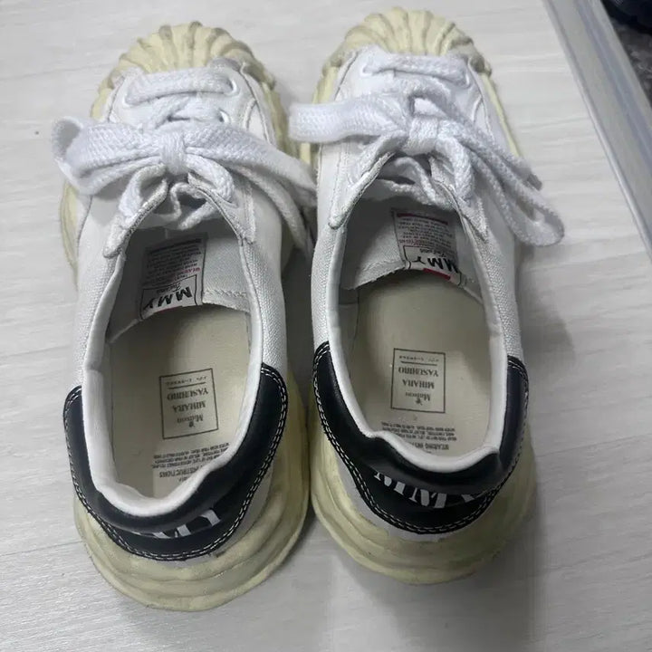[BUNJANG] Maison Mihara Yasuhiro Blaky VL OG Sole Canvas Low Sneakers / 메종 미하라 야스히로 블레이키 VL OG 솔 캔버스 로우 280