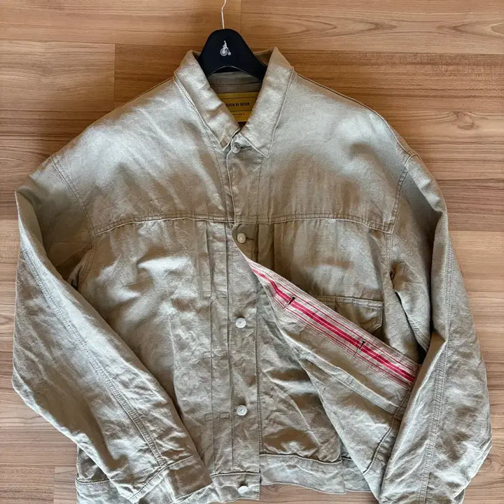 [BUNJANG] SEVEN BY SEVEN 1st Linen Trucker Jacket / [M] 세븐바이세븐 린넨 1st 트러커자켓