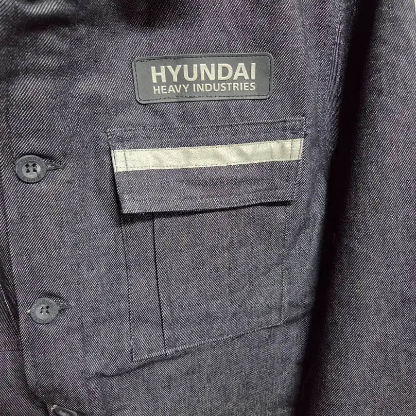 [BUNJANG] Hyundai Heavy Industries Workwear Jumper Size 100 / 현대중공업 작업복 점퍼 100호