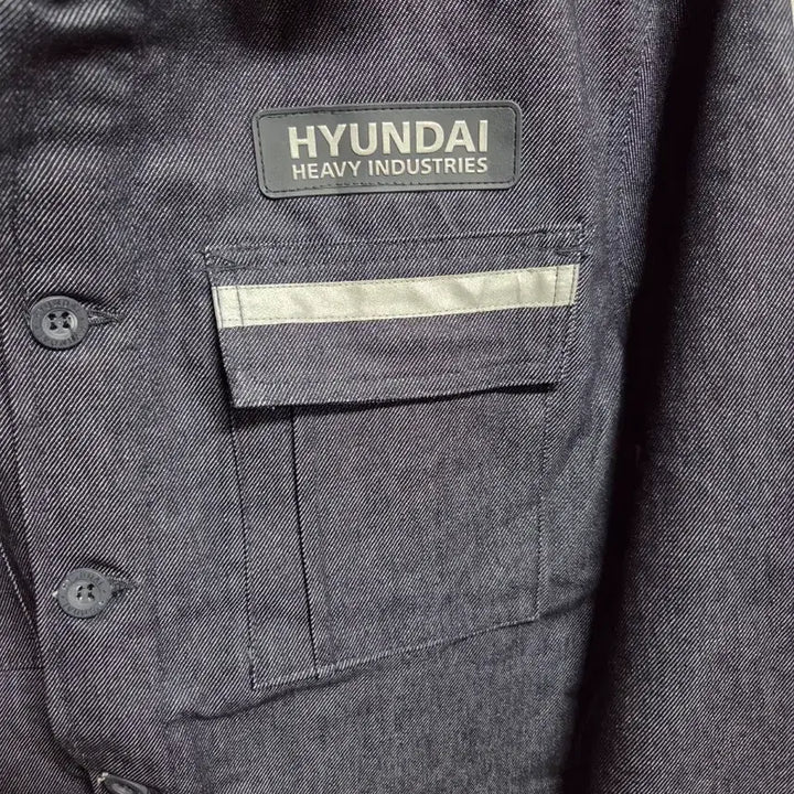 [BUNJANG] Hyundai Heavy Industries Workwear Jumper Size 100 / 현대중공업 작업복 점퍼 100호