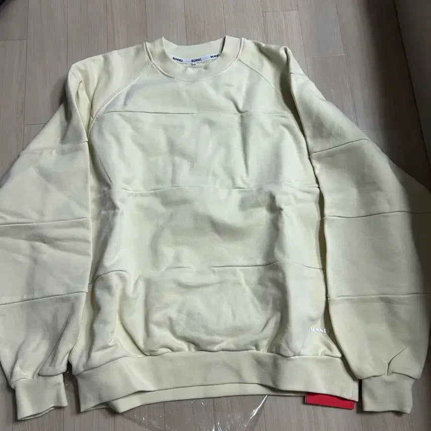 [BUNJANG] Sunnei Panel Logo Sweatshirt XL / 써네이 페널 로고 맨투맨 XL