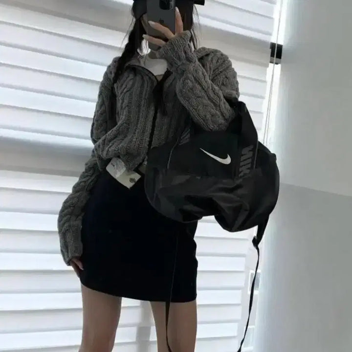 [BUNJANG] Yve Dickies Custom Pleated Skirt Navy / 유이브 디키즈 커스텀 스커트 네이비