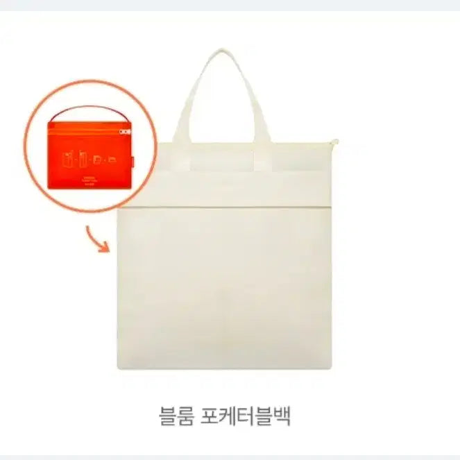 [BUNJANG] Sulwhasoo Bloom Portable Bag Tote Bag Ivory / 설화수 블룸 포케터블백 아이보리 토트백