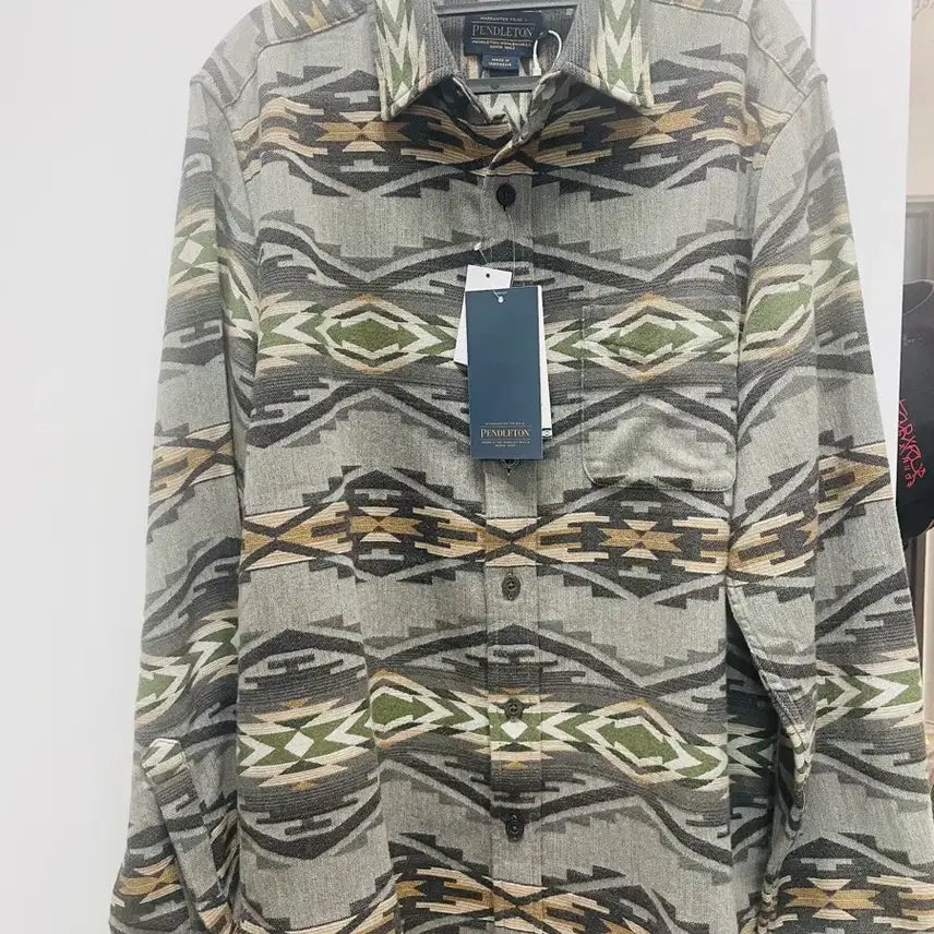 [BUNJANG] Pendleton Navajo Pattern Shirt Size 100 / 펜들턴 패턴 셔츠 나바오 패턴 사이즈 100
