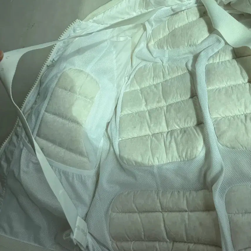 [BUNJANG] Adidas Ivory Padded Jacket / 아디다스 아이보리 패딩