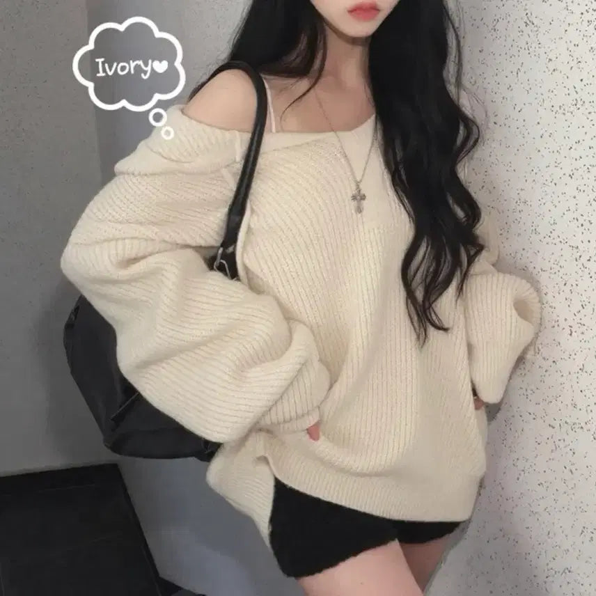 [BUNJANG] Hand Warmer Hooded Knit Hand Warmer Hoodie / 에이블리 손등워머 핸디 워머 루즈핏 후드 니트 핸드워머 후드티 후드집업