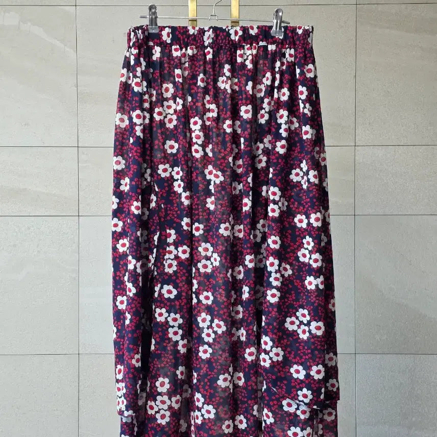 [BUNJANG] Comme des Garçons Floral Print A-Line Skirt / 꼼데가르송 스커트
