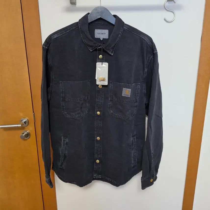 [BUNJANG] Carhartt WIP Conlon Shirt Jacket Black XL / 칼하트WIP 콘로 셔츠 자켓 블랙 XL