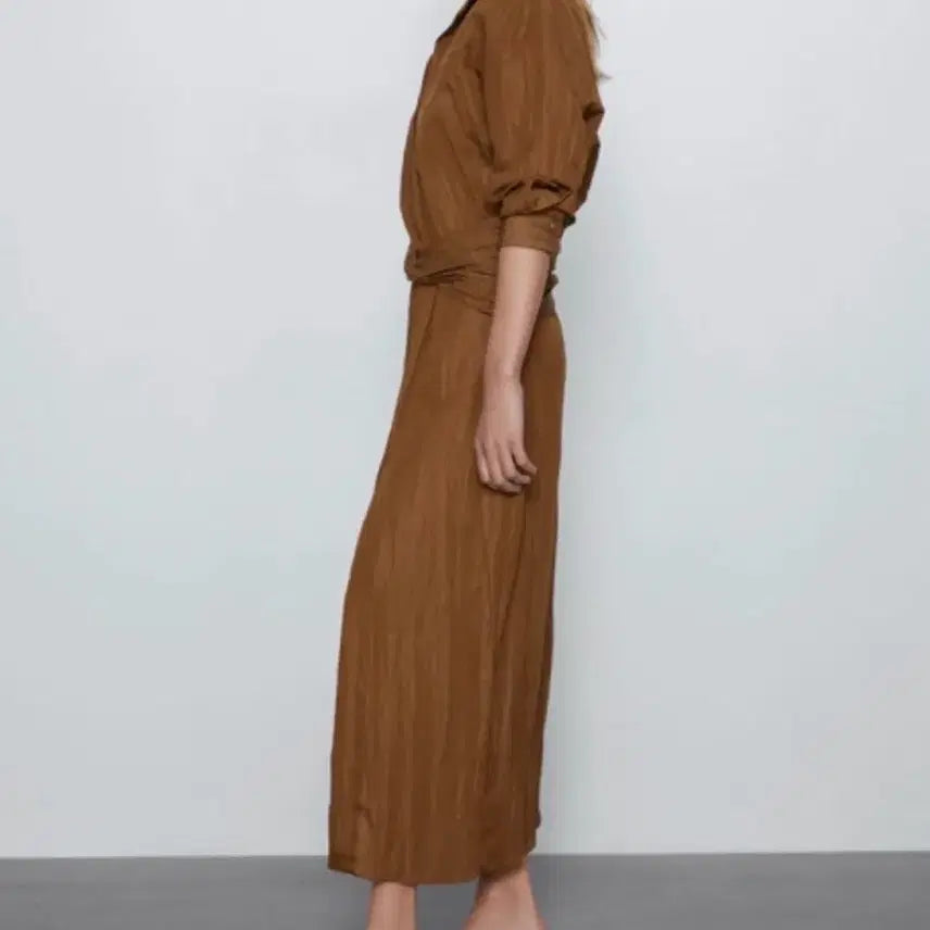 [BUNJANG] ZARA Drape Maxi Dress / 자라 드레이프 맥시 원피스